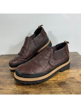Chinook Workhorse Romeo Work Shoes Boots Slip-on Loafer Mens Sz 8 Ultra Grip